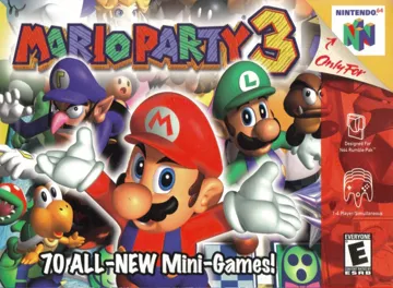 Mario Party 3 (USA) (Beta) box cover front